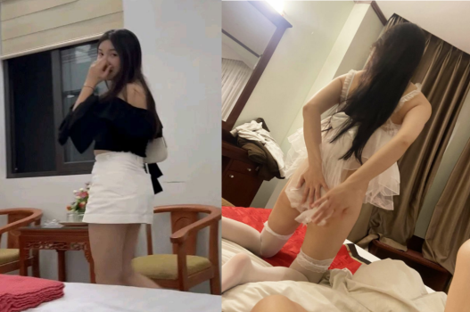 Mới vào nhà nghỉ em thay đồ sexy ngay